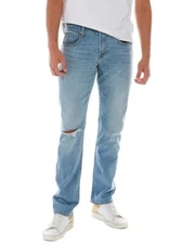 7 For All Mankind Men's Tapered Straight Leg Jeans Size 36 x 33 NWT Laguna Wash