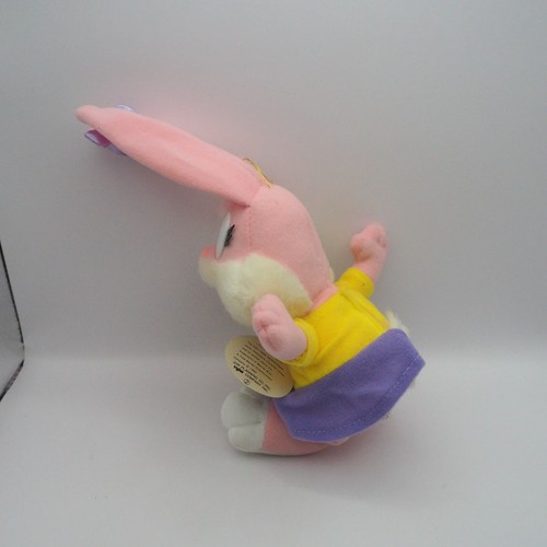 Tiny Toon Babs Bunny C2911C Jun Planning Plush 9" Toy TAG Doll Japan - 第 3/8 張圖片