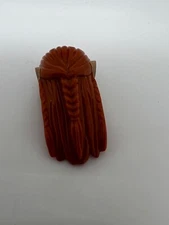 Lego  Dark Orange Minifigure Head Piece Elf Ears Pattern  HP#14