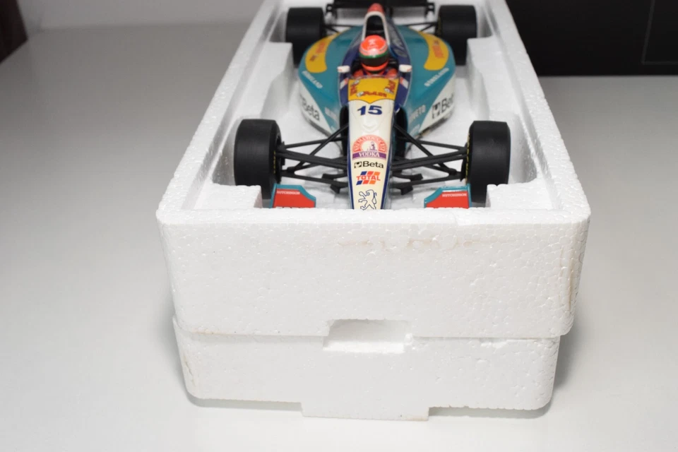 A63 1:18 180 950015 MINICHAMPS F1 FORMULA 1 JORDAN PEUGEOT EJR 195 E. IRVINE MIB - Bild 4 von 4