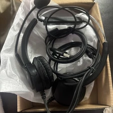 AGPTEK Hands-Free Call Center Noise Cancelling Corded Monaural Headset HA0021H