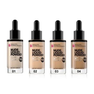 Bell HYPOAllergenic Nude Liquid Powder Makeup Intense Long Lasting Foundation