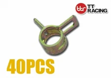 40pc ID 14mm 35/64" Spring Band Clip Action Fuel Silicone Vacuum Hose Clamp-PL