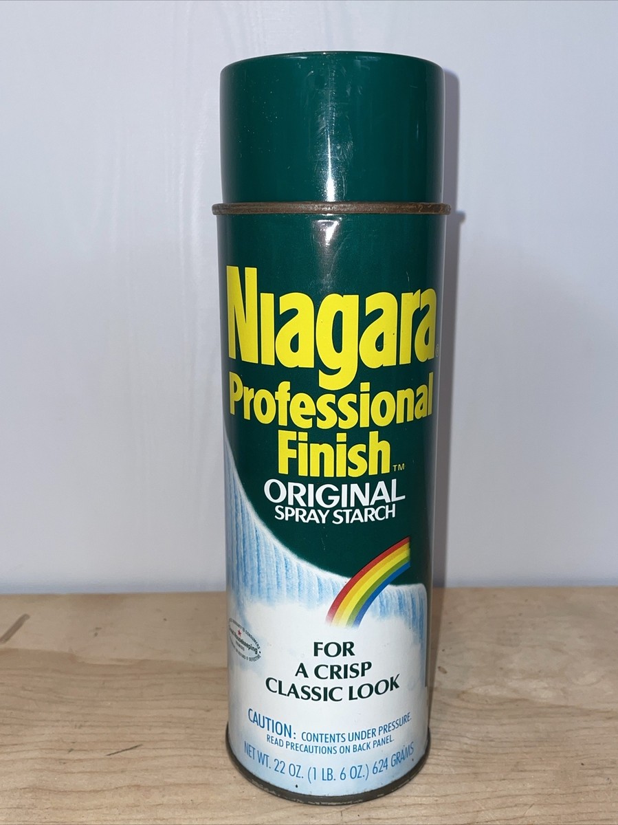Vintage Niagara Original Spray Laundry Starch 22 Oz. Crisp Classic