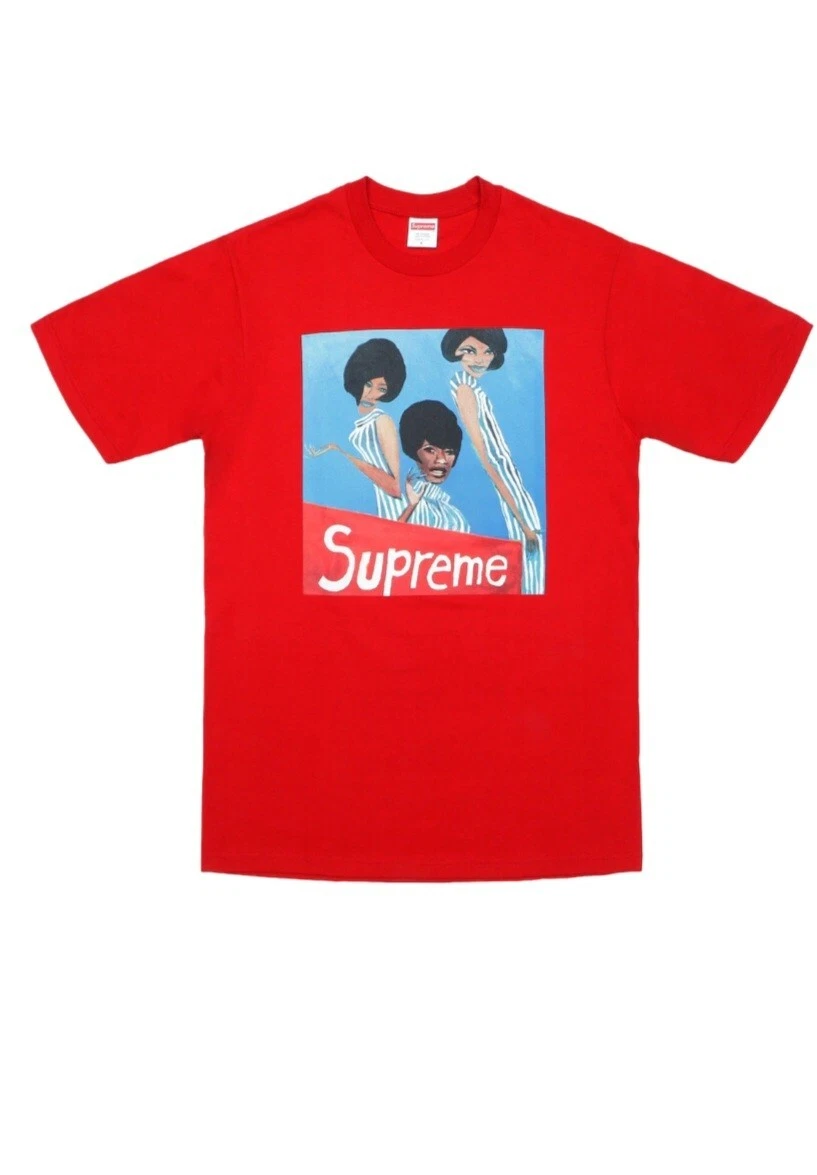 T shirt rouge Supreme Group FW18 taille M moyen