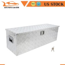 Usa 48 Aluminum Truck Pickup Camper Tool Box Trailer Flatbed Storage Lock
