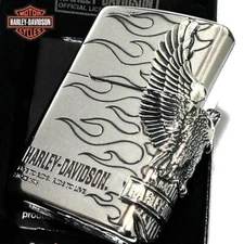 Zippo brand Lighter Harley Davidson Silver Ibushi Eagle 346