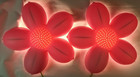 IKEA Smila Blomma Pink Flower Wall Lamp Light Children Girls Bedroom Night Light
