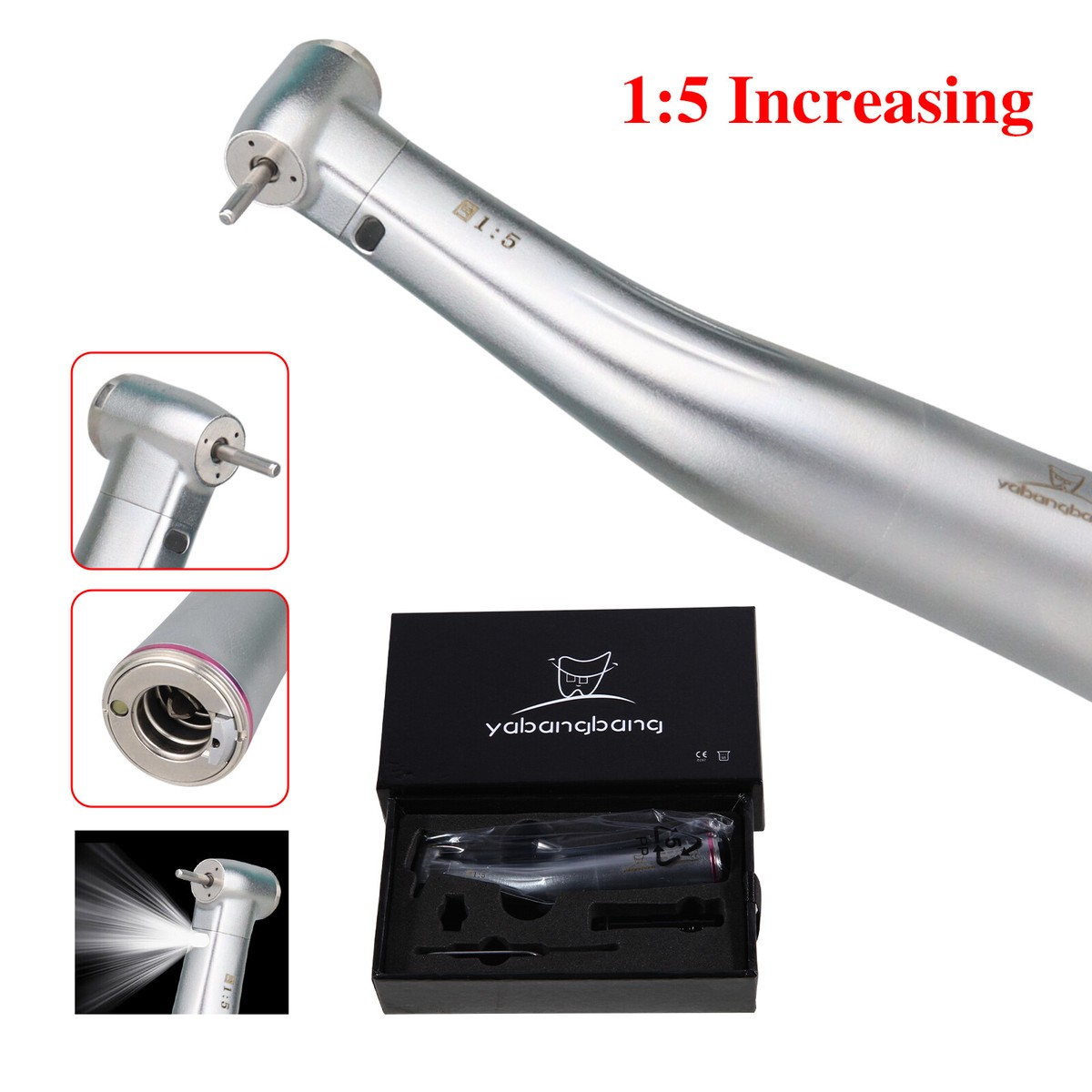 Dental High Speed Handpiece 2/4Hole /1:5 Increasing Electric