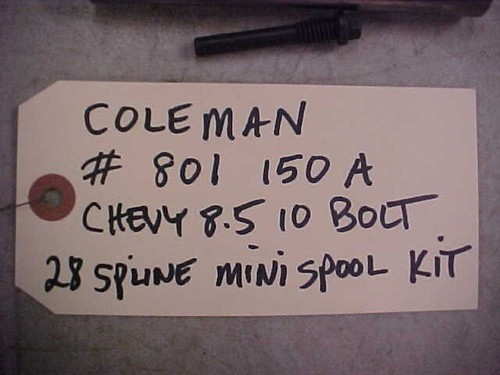 Coleman # 801 150 A Chevy 8.5 10 bolt 28 spline mini – spool kit. - Foto 6 di 6