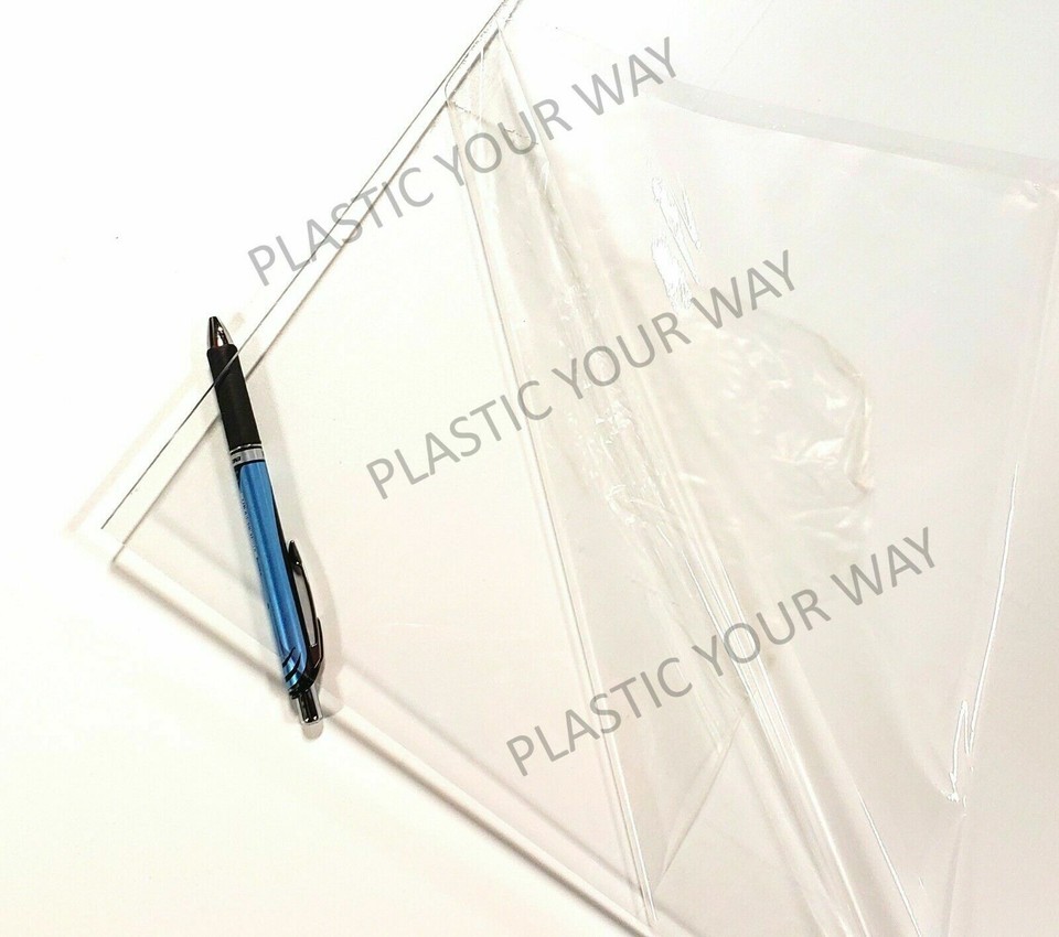 Clear Polycarbonate Plastic Sheet – 1/8” Thick, Tough & Transparent For DIY Projects