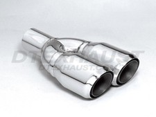 Dt-24008dl Dual Double Layer Stainless Exhaust Tip 2.25 Inlet 12.25 Long