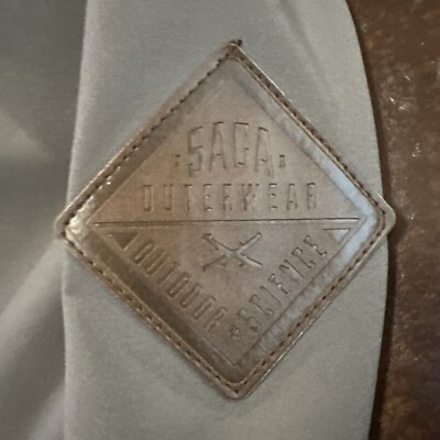 Saga Outerwear Co. Snowboarding Ski Jacket Men's Large Hooded