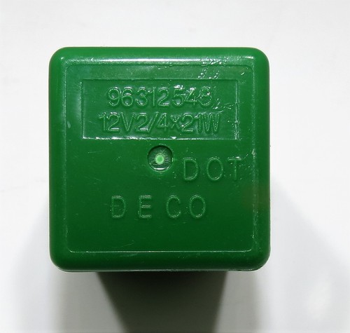 96312545 Chevrolet Daewoo Tacuma 00-13 Turn Signal Flasher Relay DECO 12V2/4x21W - Picture 5 of 7