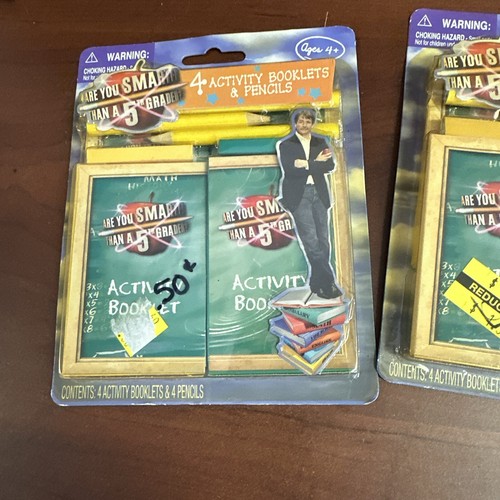 Tara Toy Corp Are You Smarter Than A5th Grader Activity Booklets And Pencils 2 - Picture 3 of 4