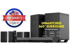 Nakamichi Shockwafe Ultra 9.2.4Ch 1300W Soundbar w Dolby Atmos, eARC  SSE Max