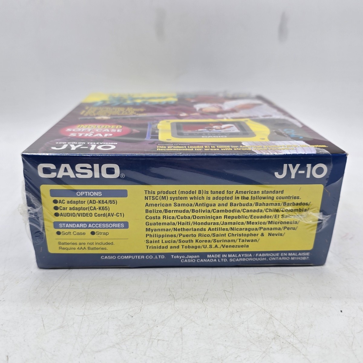 CASIO ポータブルテレビ　JY-10 KOOLモデル CASIO ポータブルテレビ JY-10 KOOLモデル Casio JY 10 analogue