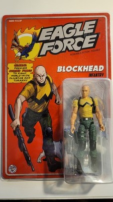 Eagle Force figure BBTS Exclusive Fresh Monkey blockhead Charlie Brown Peanuts
