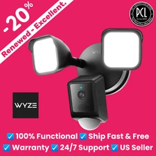 ✅ WYZE Floodlight Camera v2 Security Camera Outdoor 2K HD with Color Night BK ✅