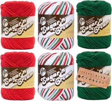 Lily Sugar 'n Cream Yarn - 100 Cotton - Assortment Holiday 2