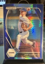 2021 Panini Prizm Draft Picks - Ben Casparius #PDP162 Blue Prizm (RC)