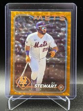 DJ Stewart 2024 Topps Orange Crackle Foilboard #172/299 - New York Mets