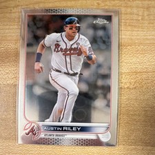 Topps Chrome 2022 Austin Riley #116 Base Set Atlanta Braves MLB Card