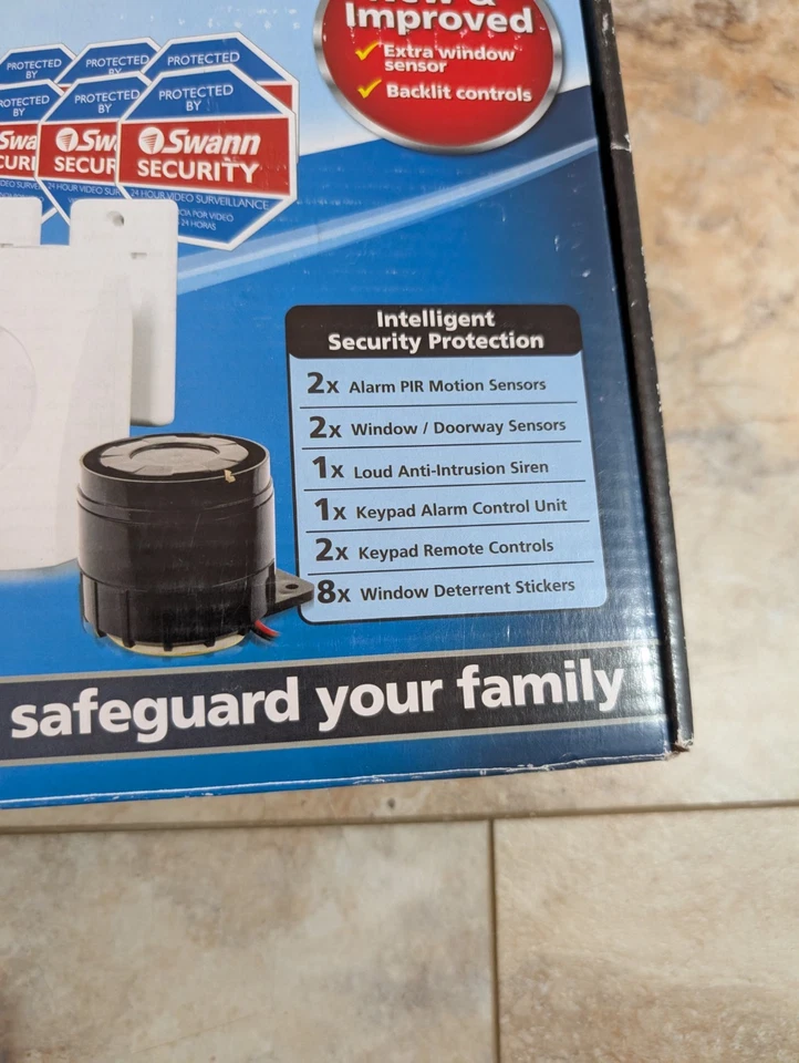 Swann Home Series, Home Wireless Alarm System, SW347-WA2, New (Opened Box) - Image 2 of 4