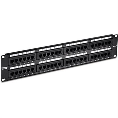 TRENDnet TC-P48C5E 48-faches nicht abgeschirmtes Unshield Kat.5/5e-Patchpanel