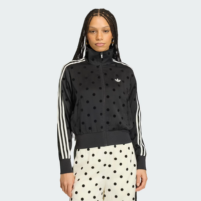 新品　KV1166 　Lサイズ adidas dot トラックトップ ブラック adidas SATIN POLKA DOTS TT Track Top ブラック（アディダス