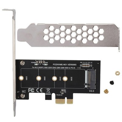 1pc PCI-Express 1X to M.2 NGFF Adapter Card PCIE 3.0 X1 to NVME SSD M2