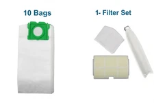 Maintenance Kit Fits Sebo, Windsor  Vacuums -- Box 10 Bags + Filters