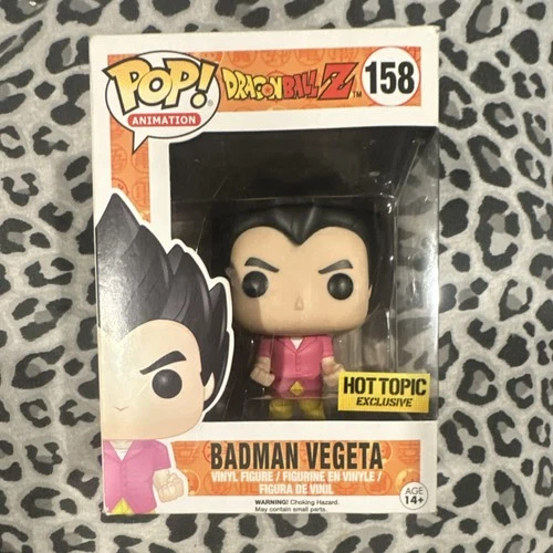 Funko Pop! Vinyl Dragon Ball Z Badman Vegeta Hot Topic Exclusive Box #158