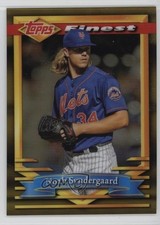 2021 Topps Finest Flashbacks Gold Refractor /50 Noah Syndergaard #150 04eb