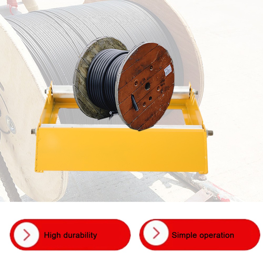 Wire Cable Reel Roller Stand Cable Reel For Steel Coils Shaft Diameter 30-70 cm