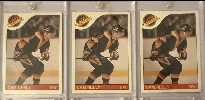 Cam Neely 2ND YEAR 1985 O-pee-chee Card NM-M 3 Card Lot