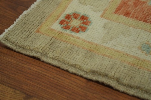 Oushak Turkish Area Rug 9x12 Handmade Transitional Grey Wool Carpet - Picture 9 of 13