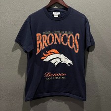 Denver Broncos vintage 1998 shirt NFL navy reprint shirt AN58919