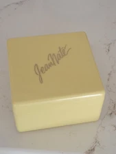Jean Nate Charles Of The Ritz Perfumed Bath Powder Box NY USA Yellow Retro VTG