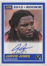 2013 Score 2013 Rookie Blue Signatures Jarvis Jones #371 Auto 9u7
