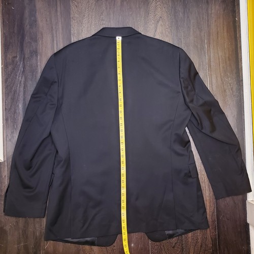 Tommy Hilfiger Blazer Men’s Black 42R 100% Wool  - Picture 15 of 16