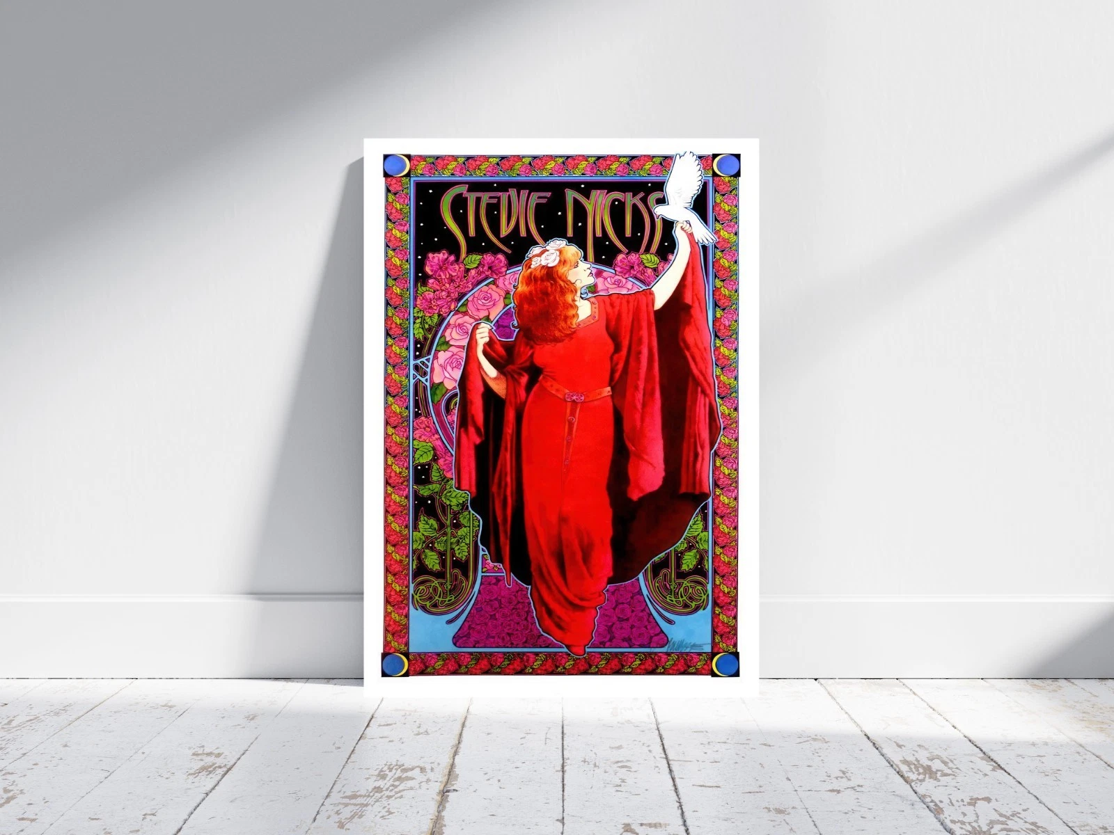 Stevie Nicks Rock Concert Poster Wall Art  Vertical Poster