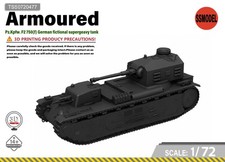 SSMODEL 1/72 Pz.Kpfw.F2 750 f German supergeavy tank resin model kit TSS0720477