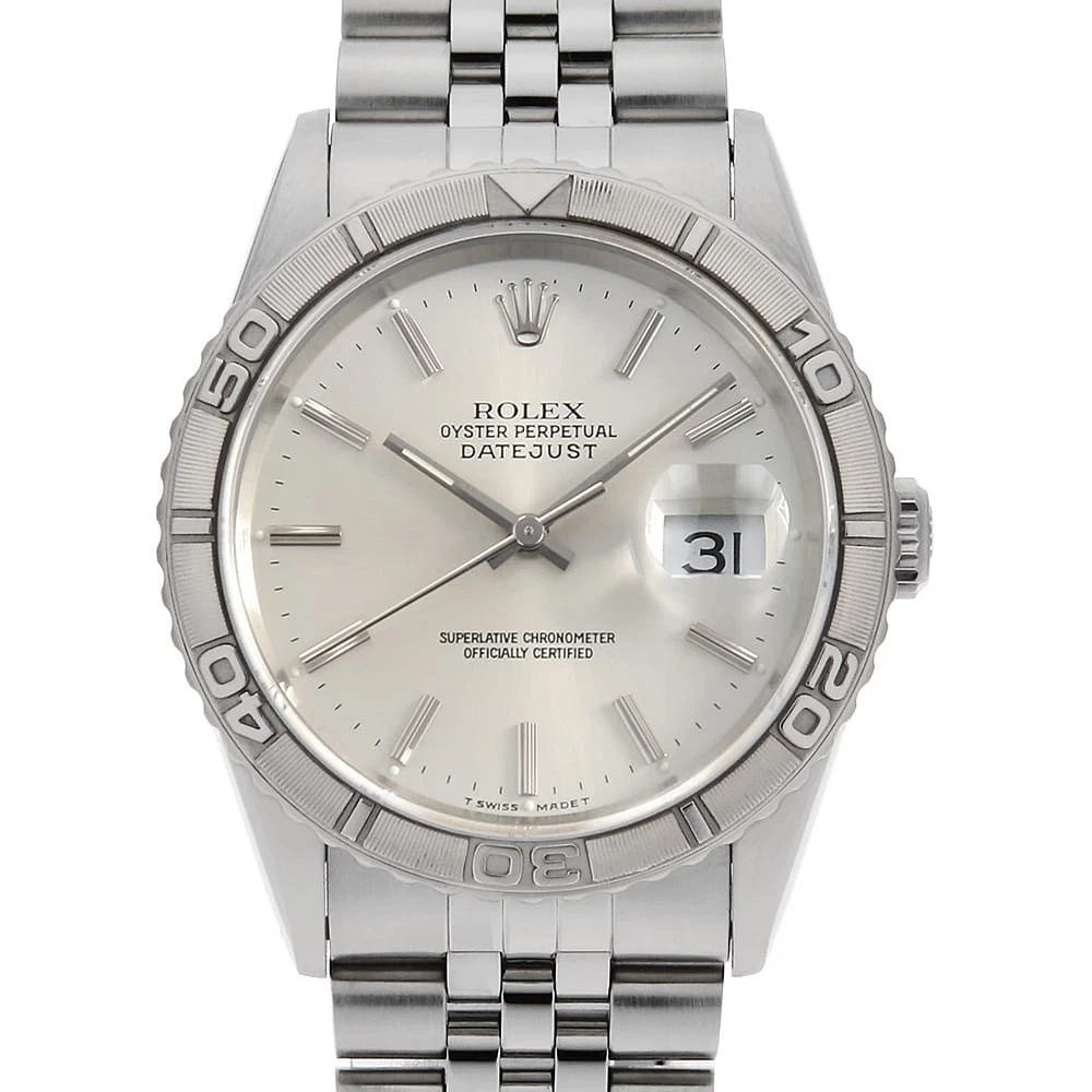 Rolex — ROLEX Datejust Thunderbird 16264 Silver Bar 5 Rows Jubilee Bracelet X Number...