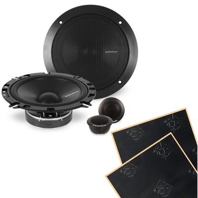 Rockford Fosgate Prime R165-S 6.5'' Component Speaker System w/ Sound Damping