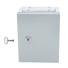 Carbon Steel Electrical Enclosure Box 10x8x6'' IP65 Electrical Box