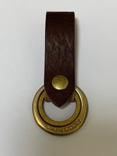 in the groove leather Key chain