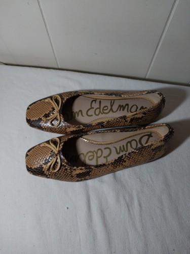 Sam Edelman Jillie Ballerinas Schlangenmuster Größe 7M NEU - Bild 3 von 13