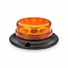 Low Profile Class 1 Amber LED Warning Beacon with 36 Flash Patterns