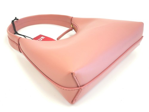 Mansur Gavriel Womens Mini Candy Faux Vegan Leather Hobo Shoulder Bag Purse Rose - Picture 3 of 4